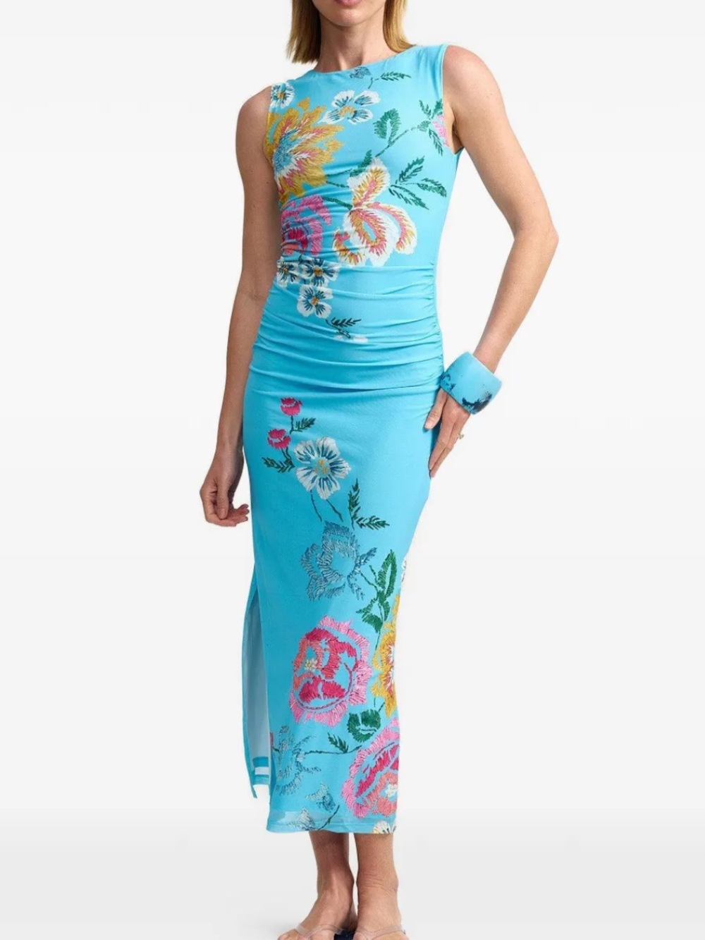 Aston studio Ariel floral midi dress